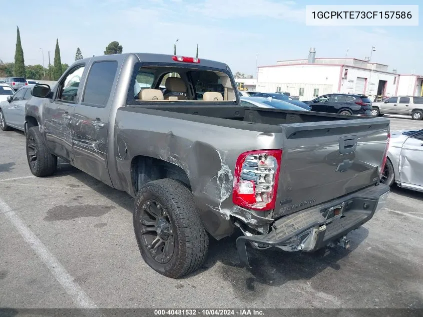 2012 Chevrolet Silverado 1500 Ltz VIN: 1GCPKTE73CF157586 Lot: 40481532