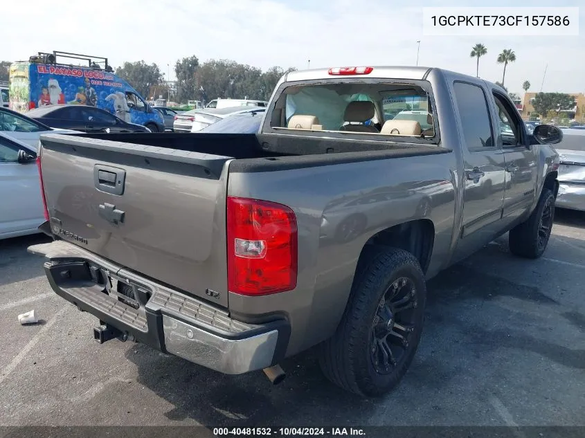 1GCPKTE73CF157586 2012 Chevrolet Silverado 1500 Ltz