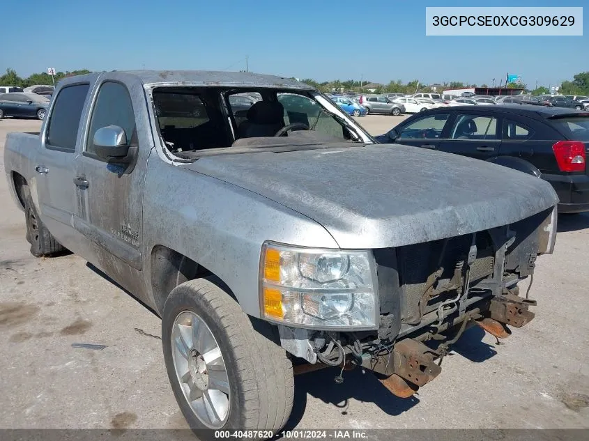 3GCPCSE0XCG309629 2012 Chevrolet Silverado 1500 Lt