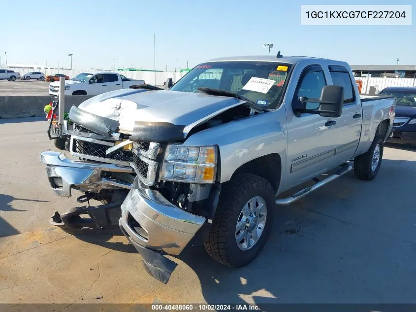 2012 Chevrolet Silverado 2500Hd Lt VIN: 1GC1KXCG7CF227204 Lot: 40488060