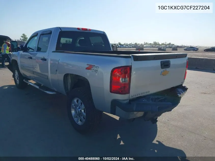 1GC1KXCG7CF227204 2012 Chevrolet Silverado 2500Hd Lt