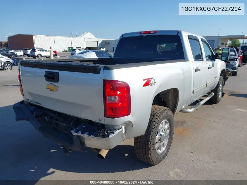 1GC1KXCG7CF227204 2012 Chevrolet Silverado 2500Hd Lt