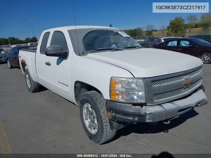 2012 Chevrolet Silverado 1500 Lt VIN: 1GCRKSE73CZ217917 Lot: 40489412