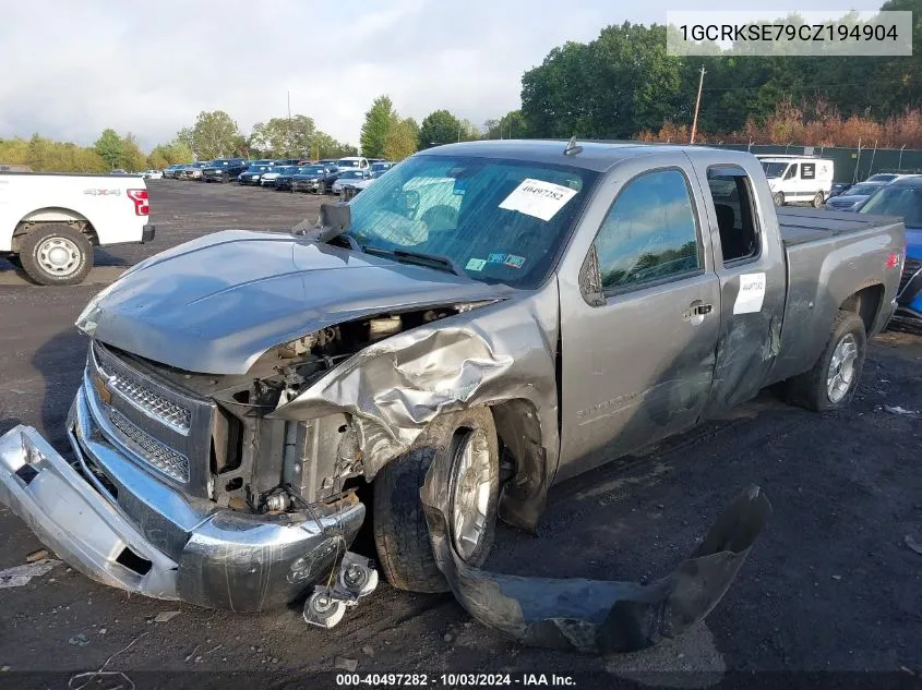 1GCRKSE79CZ194904 2012 Chevrolet Silverado 1500 Lt