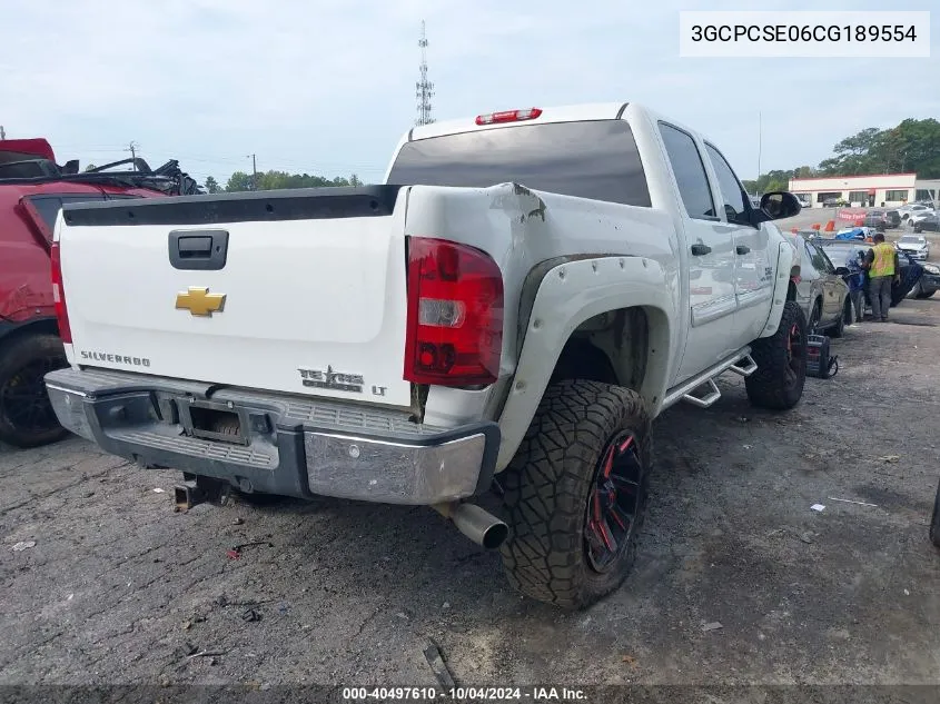 2012 Chevrolet Silverado 1500 Lt VIN: 3GCPCSE06CG189554 Lot: 40497610