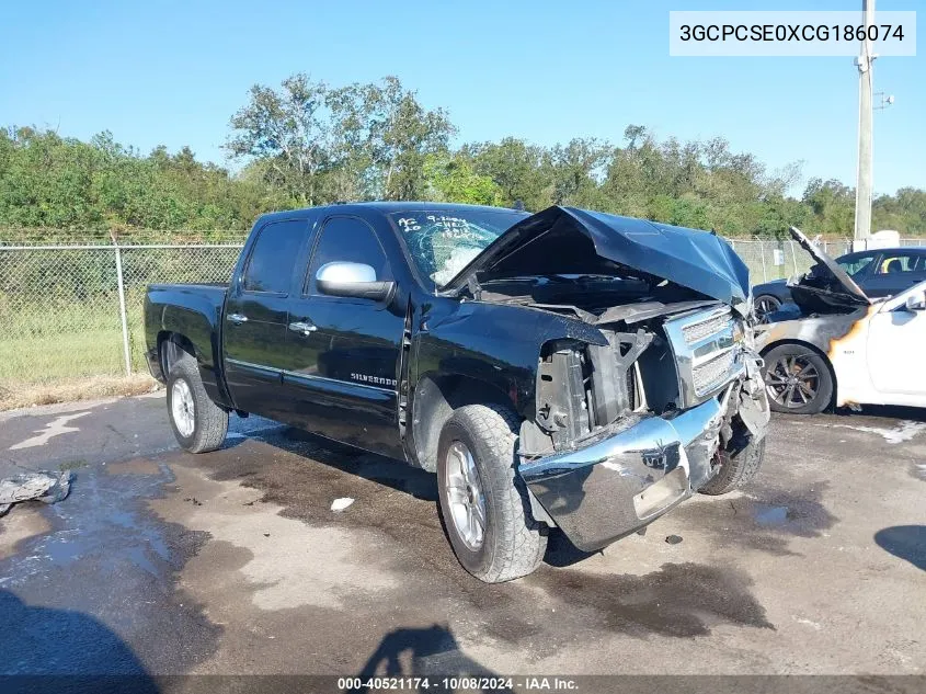 3GCPCSE0XCG186074 2012 Chevrolet Silverado 1500 Lt