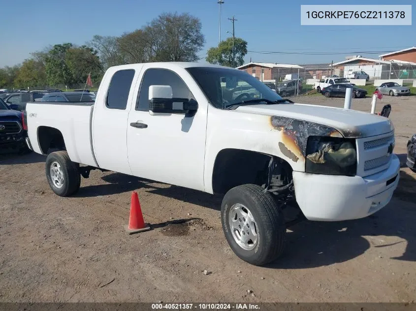 2012 Chevrolet Silverado 1500 Work Truck VIN: 1GCRKPE76CZ211378 Lot: 40521357