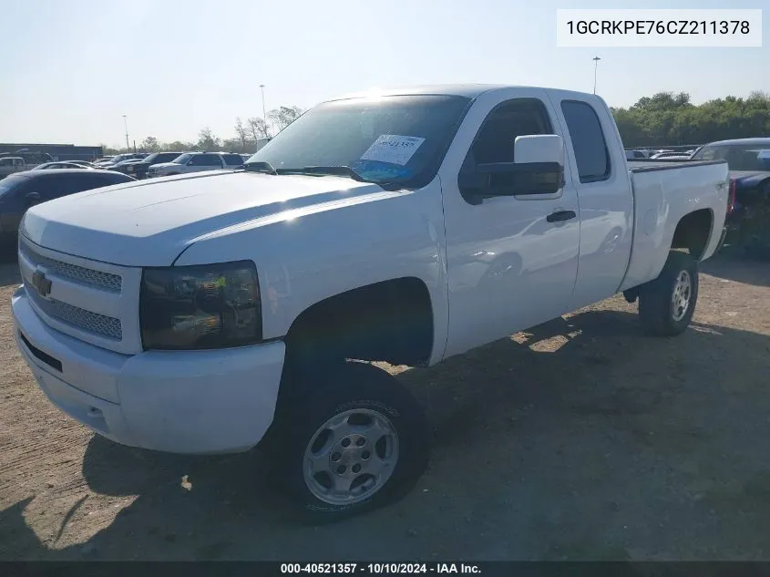 2012 Chevrolet Silverado 1500 Work Truck VIN: 1GCRKPE76CZ211378 Lot: 40521357