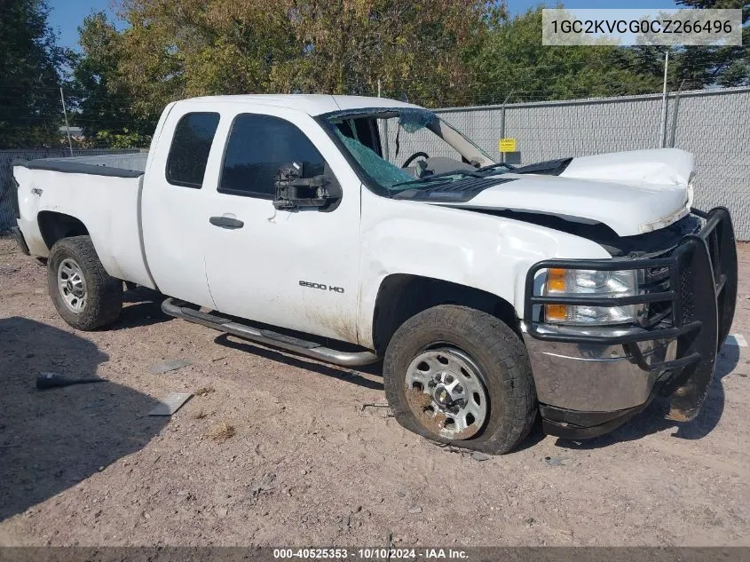 2012 Chevrolet Silverado 2500Hd Work Truck VIN: 1GC2KVCG0CZ266496 Lot: 40525353