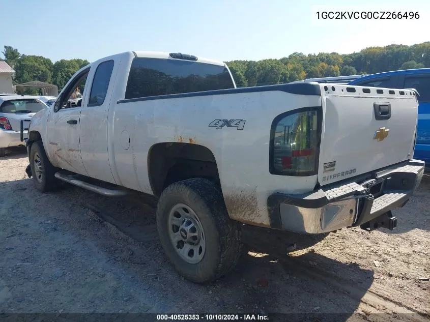 2012 Chevrolet Silverado 2500Hd Work Truck VIN: 1GC2KVCG0CZ266496 Lot: 40525353