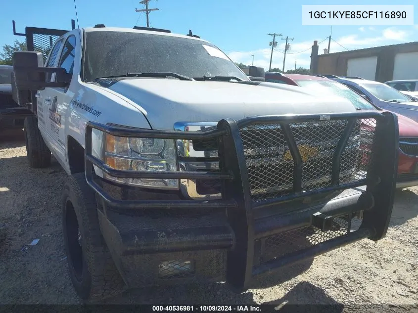 2012 Chevrolet Silverado K2500 Heavy Duty Ltz VIN: 1GC1KYE85CF116890 Lot: 40536981