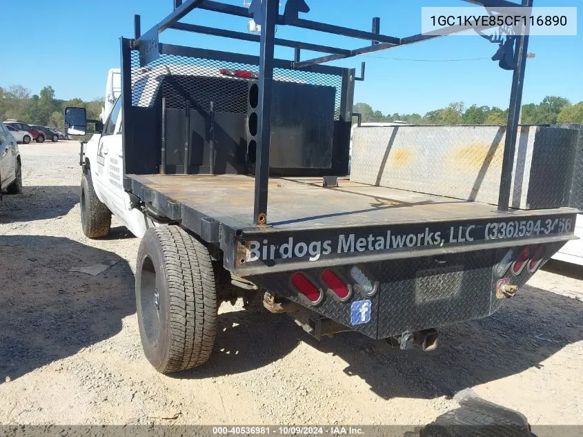 2012 Chevrolet Silverado K2500 Heavy Duty Ltz VIN: 1GC1KYE85CF116890 Lot: 40536981