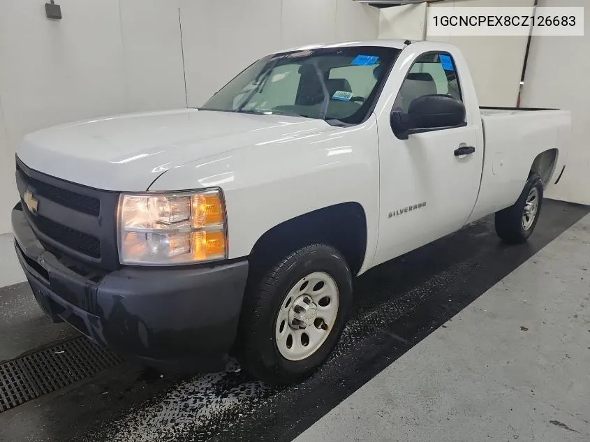 2012 Chevrolet Silverado 1500 Work Truck VIN: 1GCNCPEX8CZ126683 Lot: 40538577