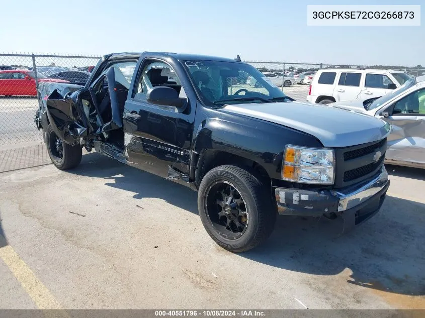 2012 Chevrolet Silverado 1500 Lt VIN: 3GCPKSE72CG266873 Lot: 40551796