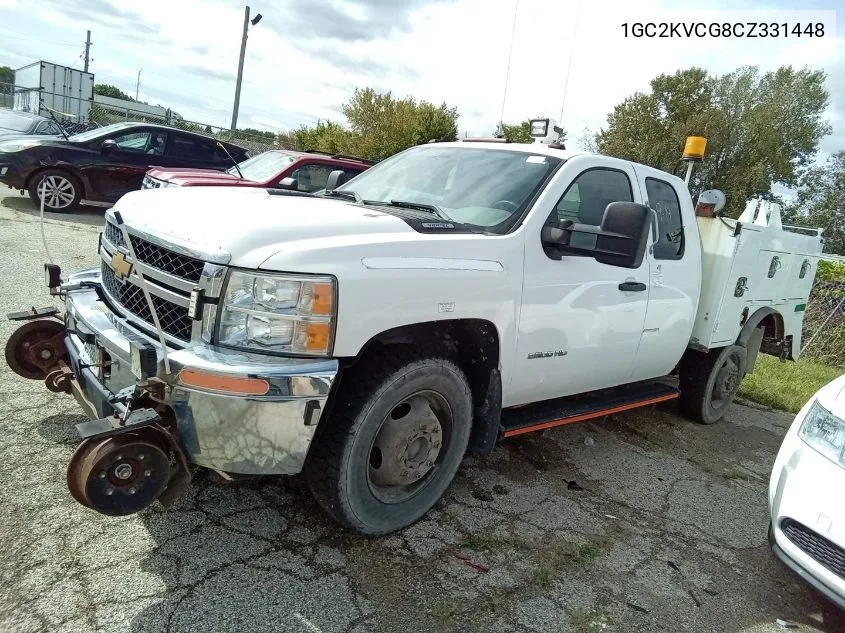 2012 Chevrolet Silverado 2500Hd Work Truck VIN: 1GC2KVCG8CZ331448 Lot: 40553950