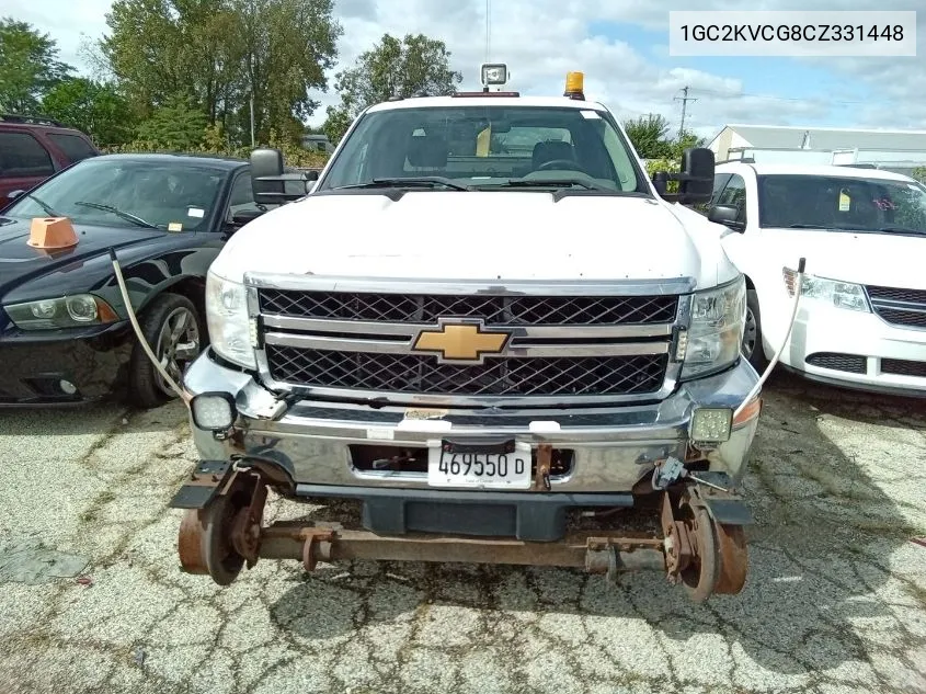 2012 Chevrolet Silverado 2500Hd Work Truck VIN: 1GC2KVCG8CZ331448 Lot: 40553950