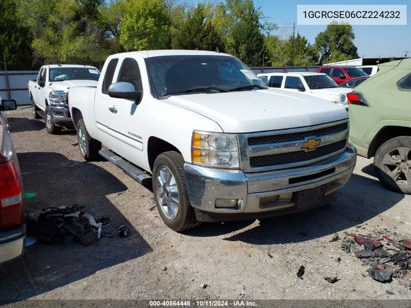 2012 Chevrolet Silverado C1500 Lt VIN: 1GCRCSE06CZ224232 Lot: 40564446