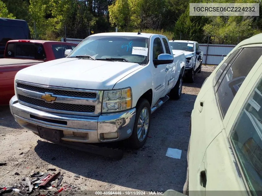 2012 Chevrolet Silverado C1500 Lt VIN: 1GCRCSE06CZ224232 Lot: 40564446