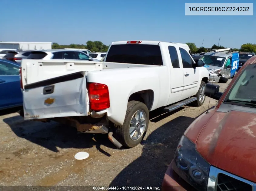 2012 Chevrolet Silverado C1500 Lt VIN: 1GCRCSE06CZ224232 Lot: 40564446