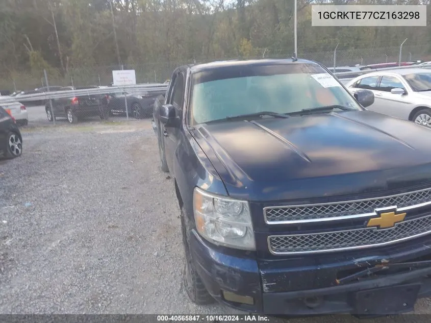 2012 Chevrolet Silverado 1500 Ltz VIN: 1GCRKTE77CZ163298 Lot: 40565847