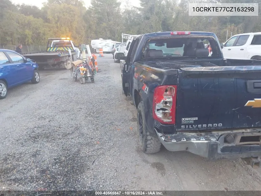 2012 Chevrolet Silverado 1500 Ltz VIN: 1GCRKTE77CZ163298 Lot: 40565847