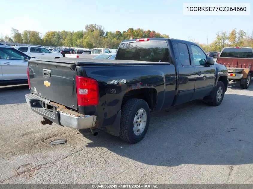 2012 Chevrolet Silverado 1500 K1500 Lt VIN: 1GCRKSE77CZ264660 Lot: 40569249