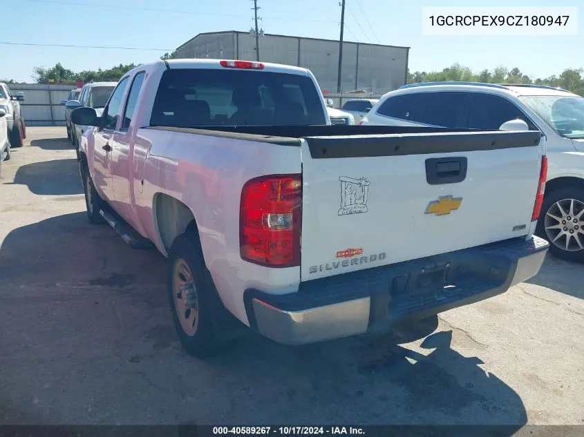 1GCRCPEX9CZ180947 2012 Chevrolet Silverado 1500 Work Truck