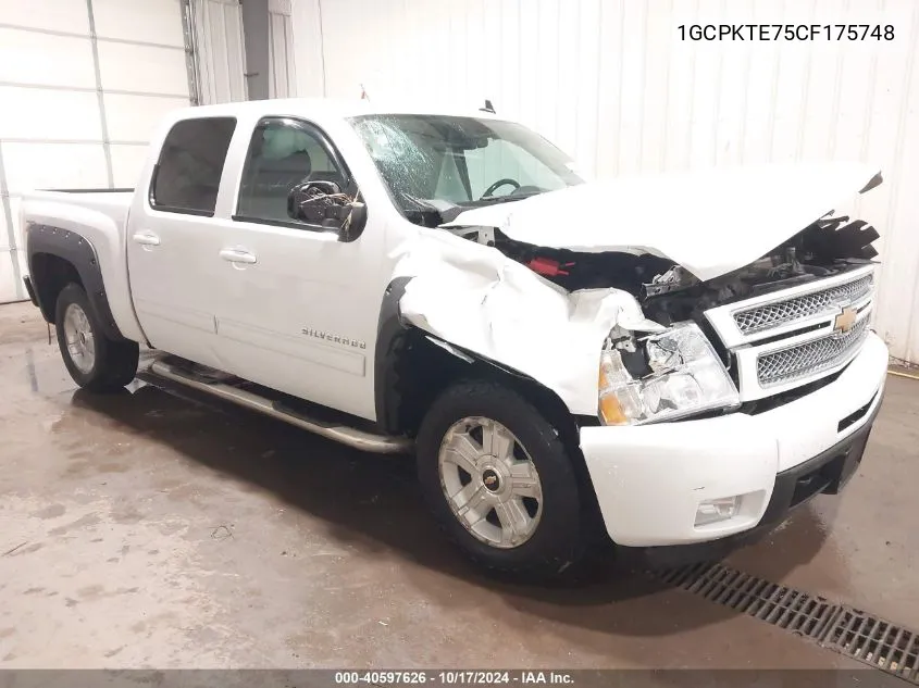 2012 Chevrolet Silverado 1500 Ltz VIN: 1GCPKTE75CF175748 Lot: 40597626