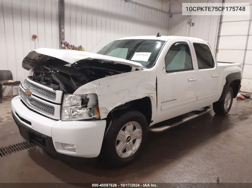 2012 Chevrolet Silverado 1500 Ltz VIN: 1GCPKTE75CF175748 Lot: 40597626