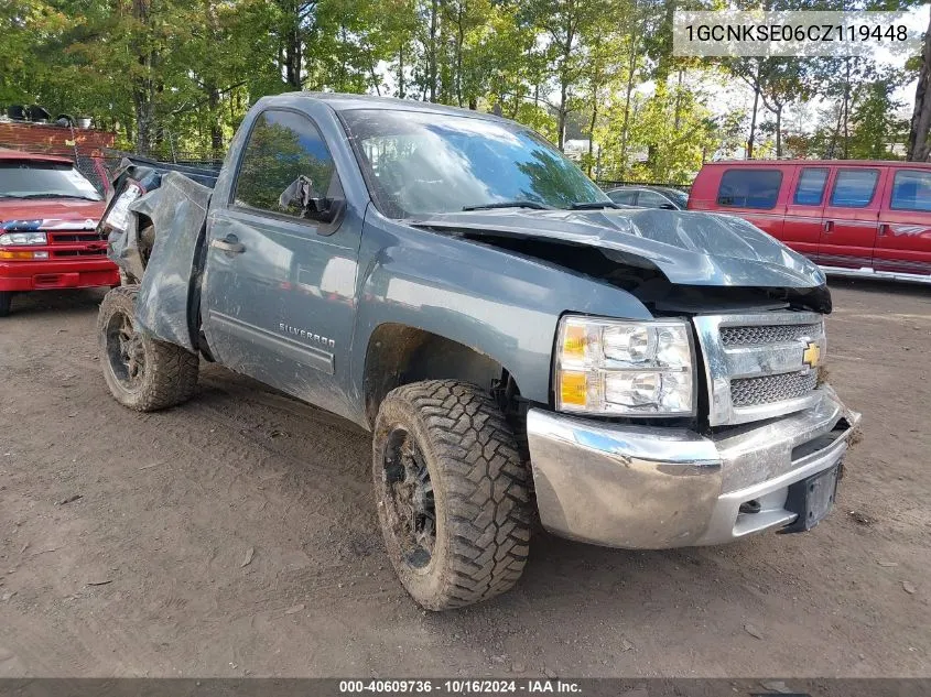 2012 Chevrolet Silverado 1500 Lt VIN: 1GCNKSE06CZ119448 Lot: 40609736