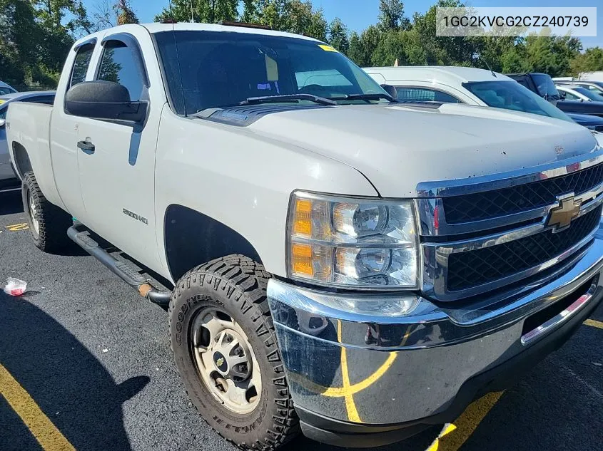 2012 Chevrolet Silverado 2500Hd Work Truck VIN: 1GC2KVCG2CZ240739 Lot: 40645642