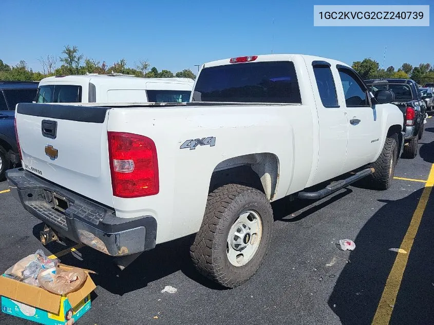 2012 Chevrolet Silverado 2500Hd Work Truck VIN: 1GC2KVCG2CZ240739 Lot: 40645642