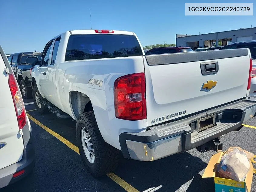 2012 Chevrolet Silverado 2500Hd Work Truck VIN: 1GC2KVCG2CZ240739 Lot: 40645642