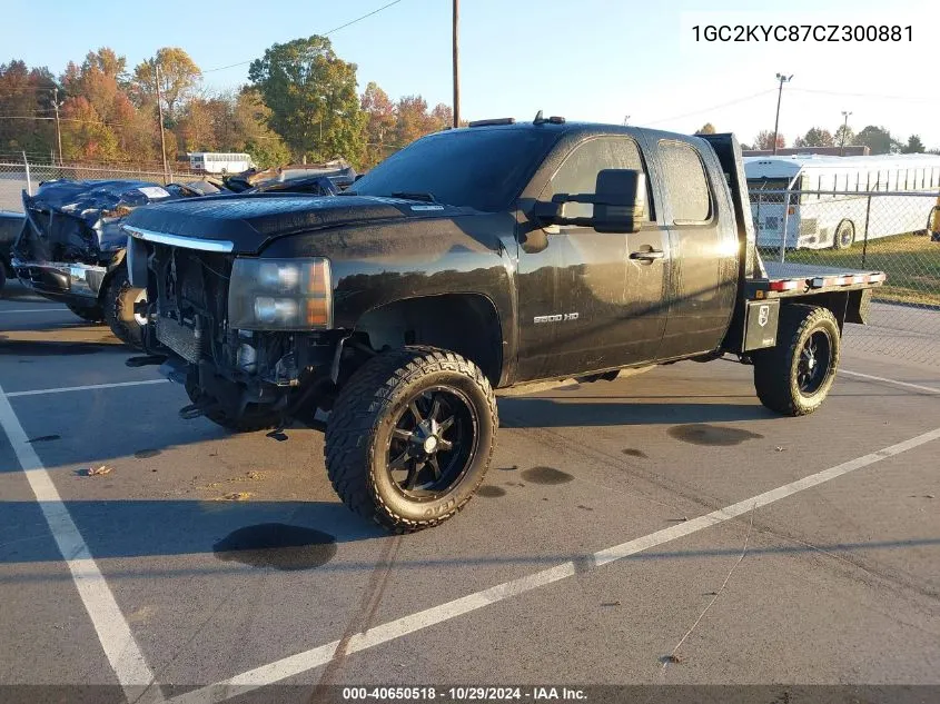 2012 Chevrolet Silverado 2500Hd Ltz VIN: 1GC2KYC87CZ300881 Lot: 40650518