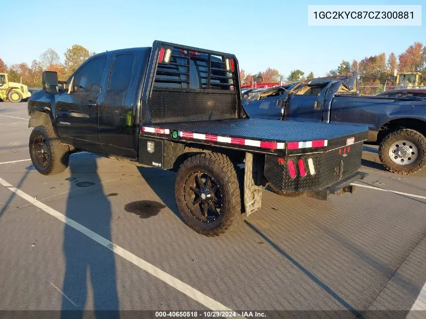 2012 Chevrolet Silverado 2500Hd Ltz VIN: 1GC2KYC87CZ300881 Lot: 40650518