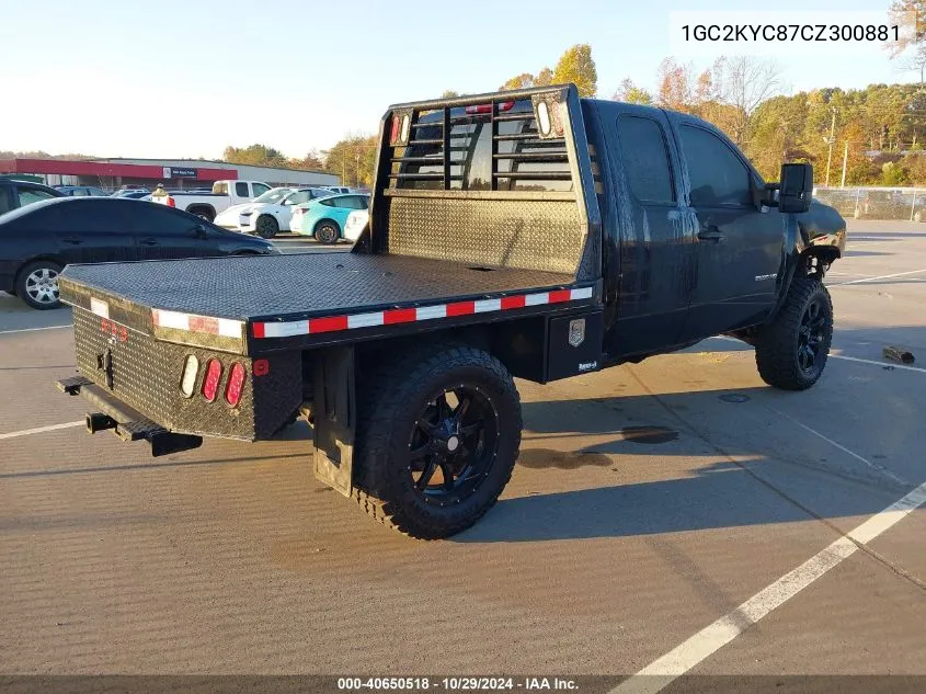 2012 Chevrolet Silverado 2500Hd Ltz VIN: 1GC2KYC87CZ300881 Lot: 40650518