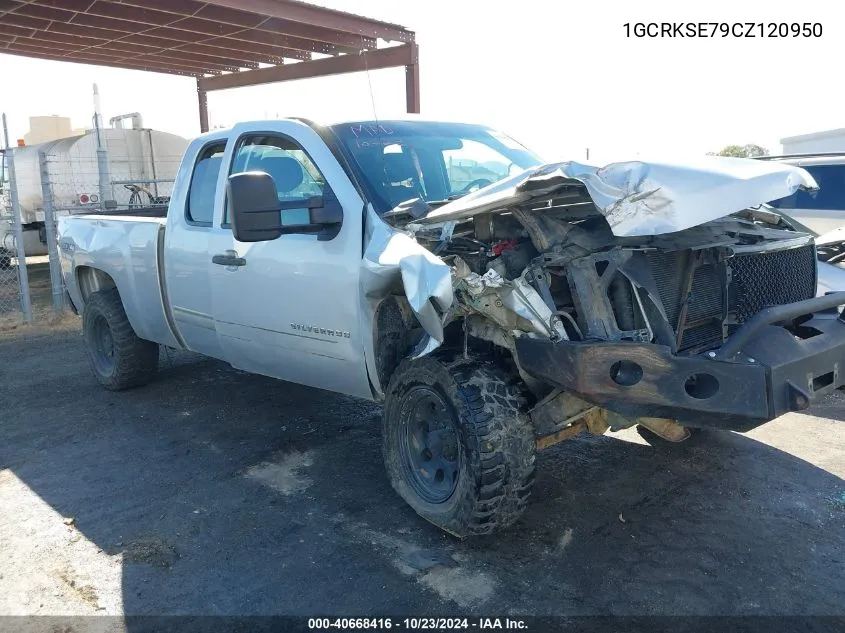 2012 Chevrolet Silverado 1500 Lt VIN: 1GCRKSE79CZ120950 Lot: 40668416