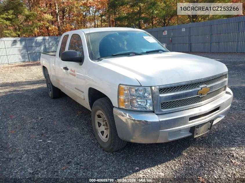 2012 Chevrolet Silverado 1500 Ls VIN: 1GCRCREA1CZ253266 Lot: 40689799