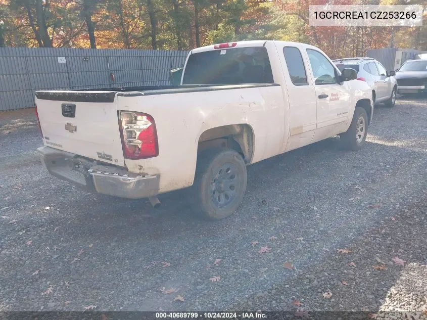 2012 Chevrolet Silverado 1500 Ls VIN: 1GCRCREA1CZ253266 Lot: 40689799