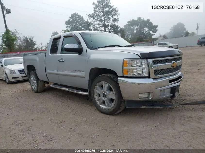 2012 Chevrolet Silverado 1500 Lt VIN: 1GCRCSE01CZ176168 Lot: 40698279