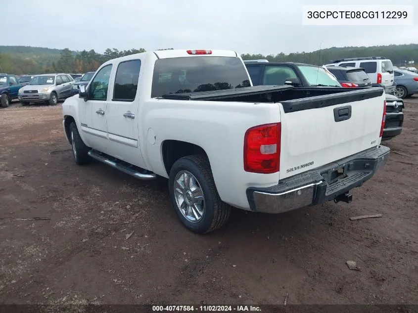 2012 Chevrolet Silverado 1500 Ltz VIN: 3GCPCTE08CG112299 Lot: 40747584