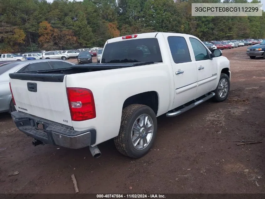 2012 Chevrolet Silverado 1500 Ltz VIN: 3GCPCTE08CG112299 Lot: 40747584