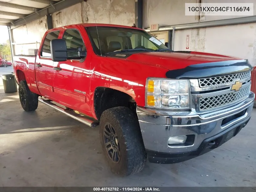 2012 Chevrolet Silverado K2500 Heavy Duty Lt VIN: 1GC1KXCG4CF116674 Lot: 40752782