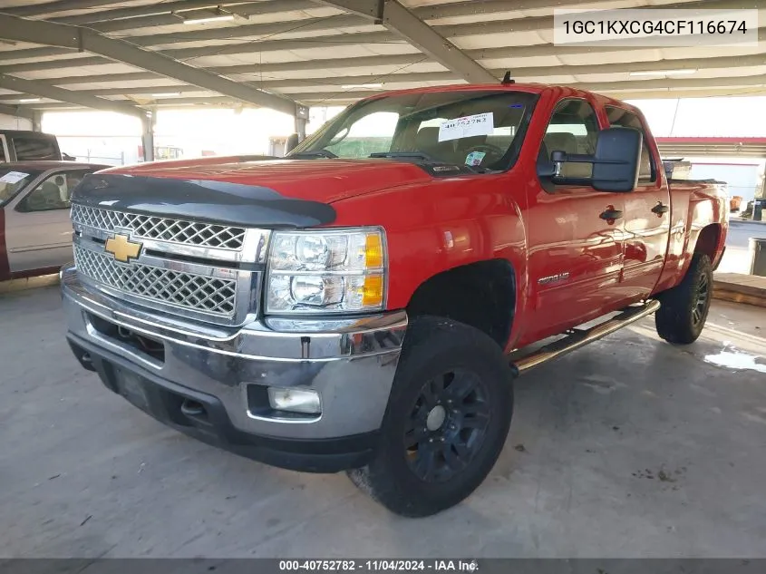 2012 Chevrolet Silverado K2500 Heavy Duty Lt VIN: 1GC1KXCG4CF116674 Lot: 40752782