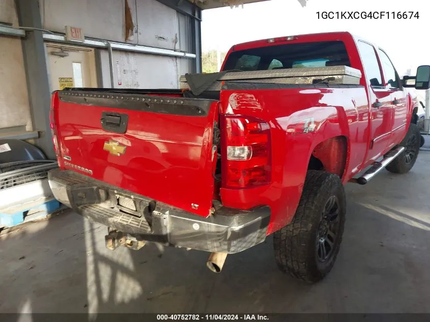 2012 Chevrolet Silverado K2500 Heavy Duty Lt VIN: 1GC1KXCG4CF116674 Lot: 40752782