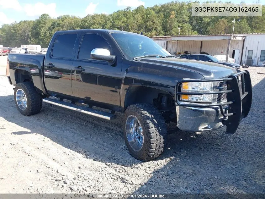 2012 Chevrolet Silverado 1500 Lt VIN: 3GCPKSE74CG162465 Lot: 40755030