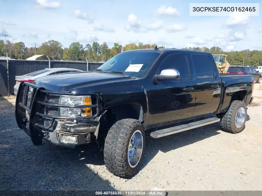 2012 Chevrolet Silverado 1500 Lt VIN: 3GCPKSE74CG162465 Lot: 40755030