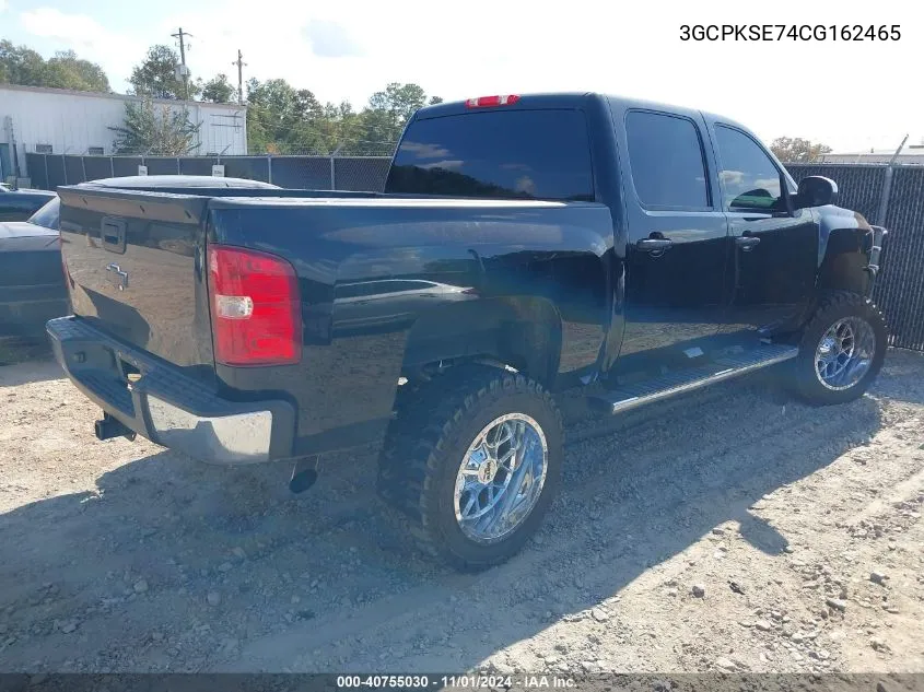 2012 Chevrolet Silverado 1500 Lt VIN: 3GCPKSE74CG162465 Lot: 40755030