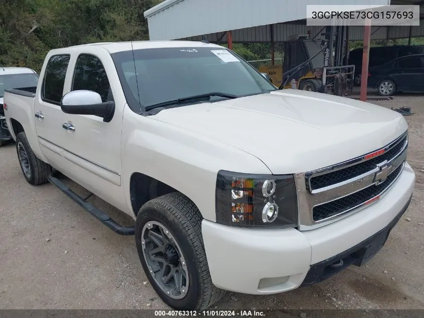 2012 Chevrolet Silverado 1500 Lt VIN: 3GCPKSE73CG157693 Lot: 40763312