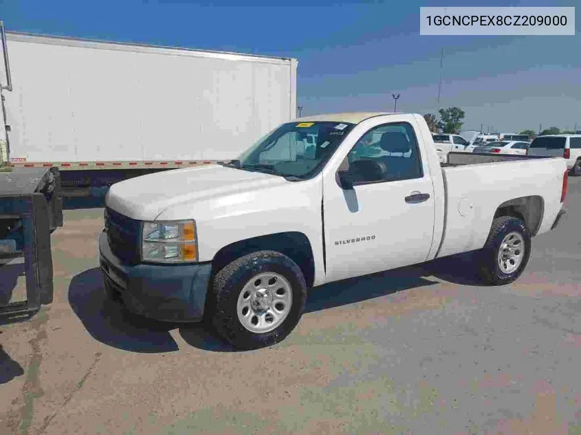 1GCNCPEX8CZ209000 2012 Chevrolet Silverado 1500 Work Truck